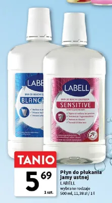 Płyn do płukania jamy ustnej Labell Sensitive promocja w Intermarche