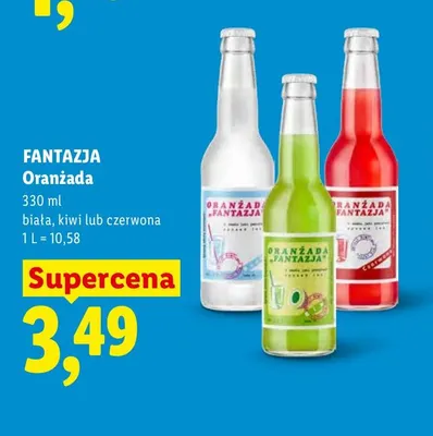 Oranżada kiwi Fantazja promocja w Lidl