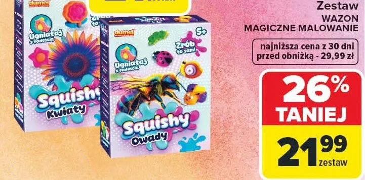 Zestaw KWIATY, OWADY lub KWIATY DUMEL promocja w Carrefour
