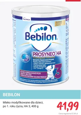 Mleko modyfikowane dla dzieci po 1. roku życia, HA 3 promocja w Rossmann