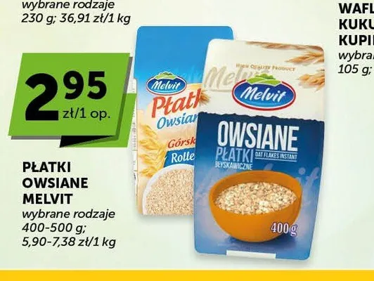 Płatki owsiane górskie Melvit promocja w Euro Sklep
