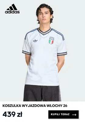 Koszulka wyjazdowa Włochy 26 Adidas promocja w Strefa Mundial