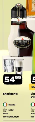 Likier Sheridan's promocja w Netto