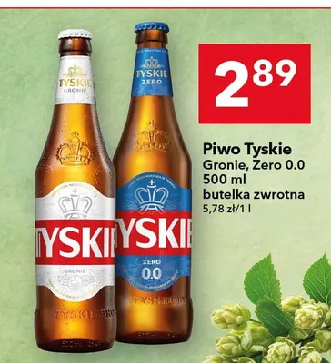 Piwo Tyskie Gronie, Zero 0.0 promocja w LEWIATAN