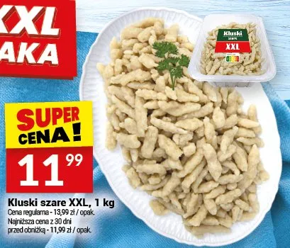 Kluski szare XXL promocja w Twój Market