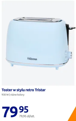 Toster w stylu retro Tristar promocja w Action