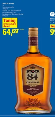Brandy Stock 84 Original promocja w Lidl
