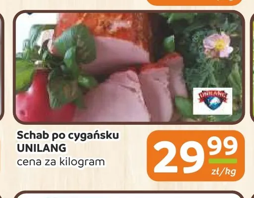 Schab po cygańsku Unilang promocja w Społem Częstochowa
