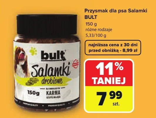 Przysmak dla psa Salamki Bult promocja w Carrefour