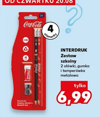 Zestaw szkolny Interdruk Coca-Cola promocja w BACK TO SCHOOL