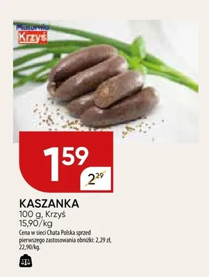 Kaszanka promocja w Chata Polska