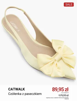 Czółenka z paseczkiem Catwalk promocja w Deichmann
