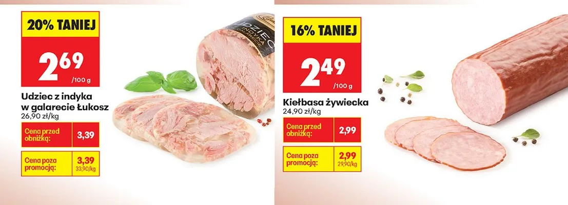 Udziec z indyka w galarecie promocja w Biedronka