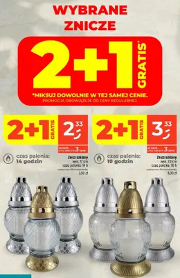 Znicz szklany czas palenia 14h promocja w Dealz