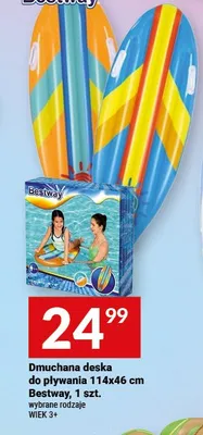 Dmuchana deska do pływania Bestway 114x46cm promocja w Twój Market