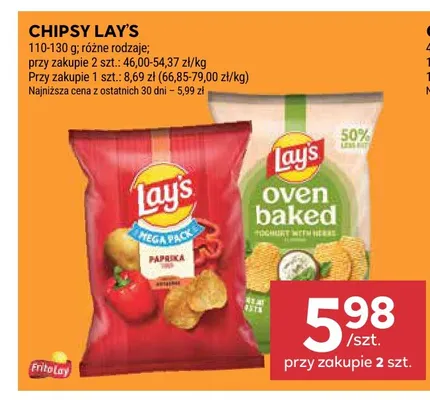 Chipsy Lay's Papryka promocja w Stokrotka