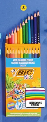 Kredki ołówkowe BIC Kids 12-pak promocja w Biedronka