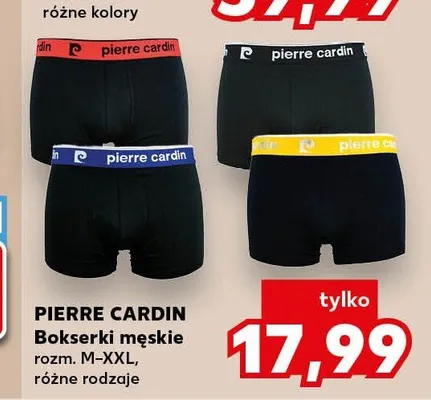 Bokserki męskie Pierre Cardin promocja w Kaufland
