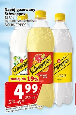 Napój gazowany Mojito Schweppes promocja w Prim Market
