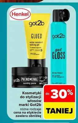 Pasta do stylizacji włosów got2b PhenoMENal promocja w Carrefour