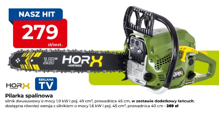 Pilarka spalinowa 45 cm Horx promocja w PSB Mrówka