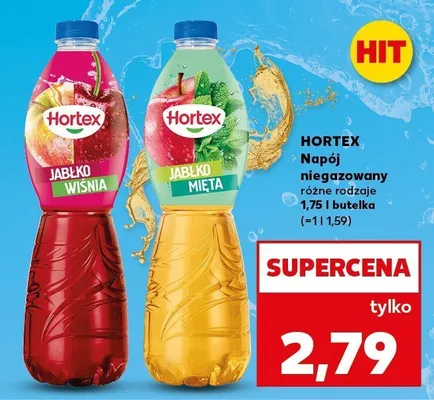 Napój niegazowany Hortex Jabłko Mięta promocja w Kaufland