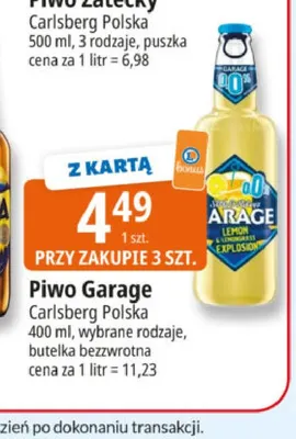 Piwo Garage promocja w Leclerc
