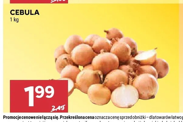 Cebula promocja w Stokrotka