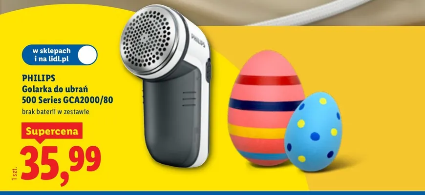 Golarka do ubrań 500 Series GCA2000/80 promocja w Lidl