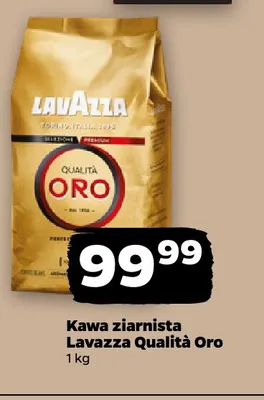 Kawa ziarnista Lavazza Qualità Oro promocja w Netto