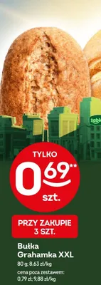 Bułka Grahamka XXL promocja w Żabka