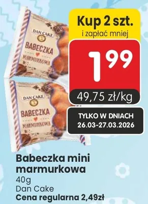 Babeczka mini marmurkowa promocja w Market Point
