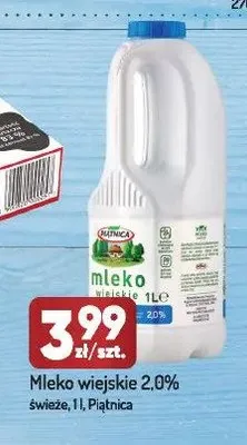 Mleko wiejskie 2,0% Piątnica promocja w Avita