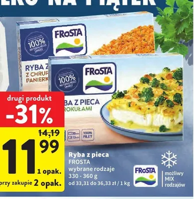 Ryba z pieca z chrupiącą panierką Frosta promocja w Intermarche