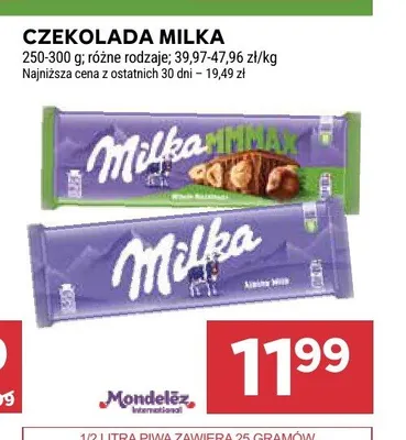 Czekolada Milka MMMAX promocja w Stokrotka