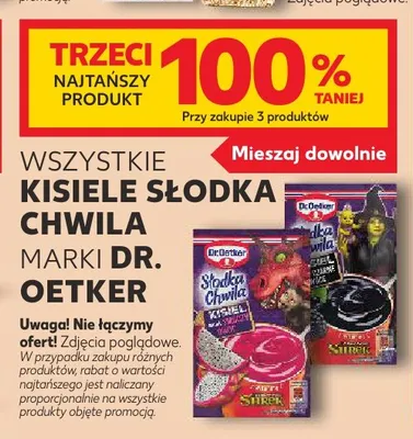 Kisiele Słodka Chwila Dr. Oetker promocja w Kaufland