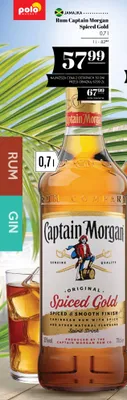 Rum Captain Morgan Spiced Gold promocja w POLOmarket