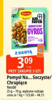 Pomysł Na... Soczyste Chrupiące Winiary promocja w Leclerc