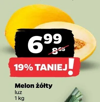 Melon żółty promocja w Netto