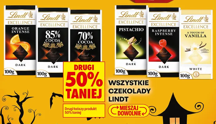 Czekolada Lindt Excellence Raspberry Intense promocja w Biedronka