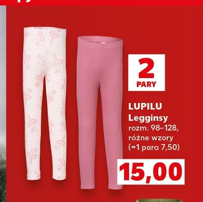 Legginsy Lupilu 2-pak promocja w Kaufland