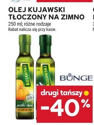 Olej kujawski tłoczony na zimno promocja w Stokrotka