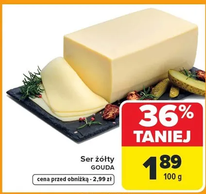 Ser żółty promocja w Carrefour Market