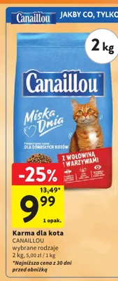 Karma dla kota Canaillou promocja w Intermarche