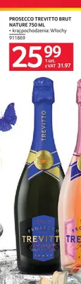 Prosecco Trevitto Brut Nature promocja w Selgros