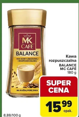 Kawa rozpuszczalna Balance promocja w Carrefour Express