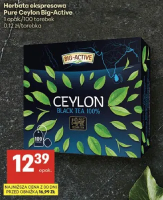 Herbata ekspresowa promocja w Delikatesy Centrum