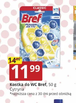 Kostka do WC Bref Cytryna promocja w Prymus AGD