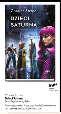 Książka Dzieci Saturna Charles Stross promocja w Empik