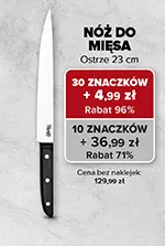 Nóż do mięsa ostrze 23 cm Consigli promocja w Intermarche